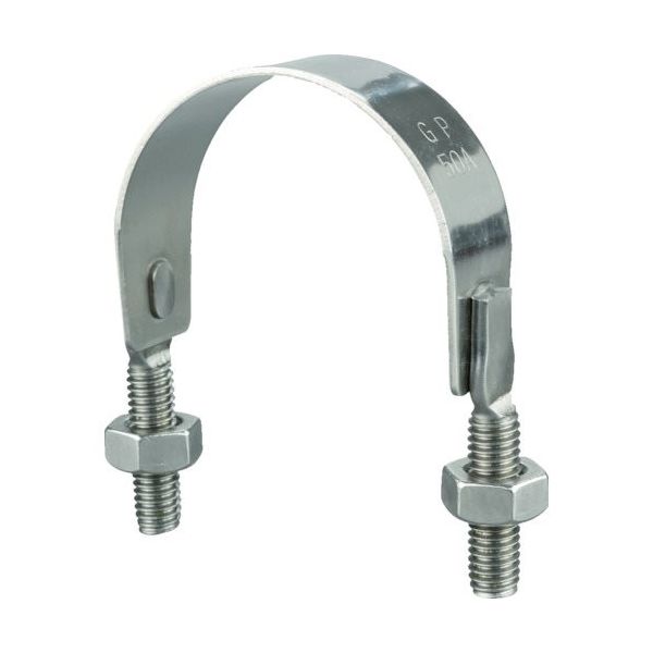 トラスコ中山 TRUSCO SGP管用Uバンド SUS304 呼び径 100A ねじ径3/8 TSGPU100A-SUS 1個（直送品）