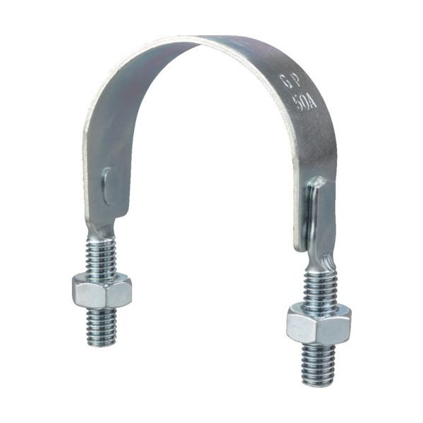 トラスコ中山 TRUSCO SGP管用Uバンド スチール 呼び径 25A ねじ径3/8 TSGPU25A 1個 254-6468（直送品）