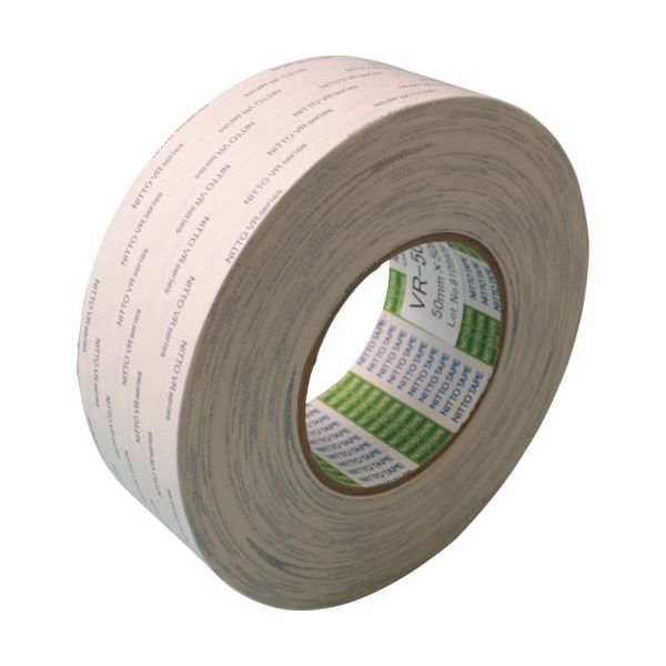 日東電工 日東 ゴム固定用両面テープ VRー5000 20mm×50m ホワイト VR-5000-20 1巻 249-7027（直送品）