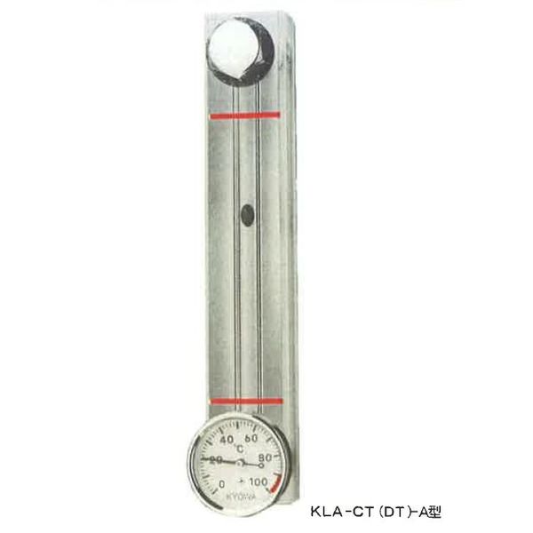 協和 アクリル樹脂製温度計付オイルゲージKLA-60CT-B-R-M12 KLA-60CT-B-R-M12 1個（直送品）