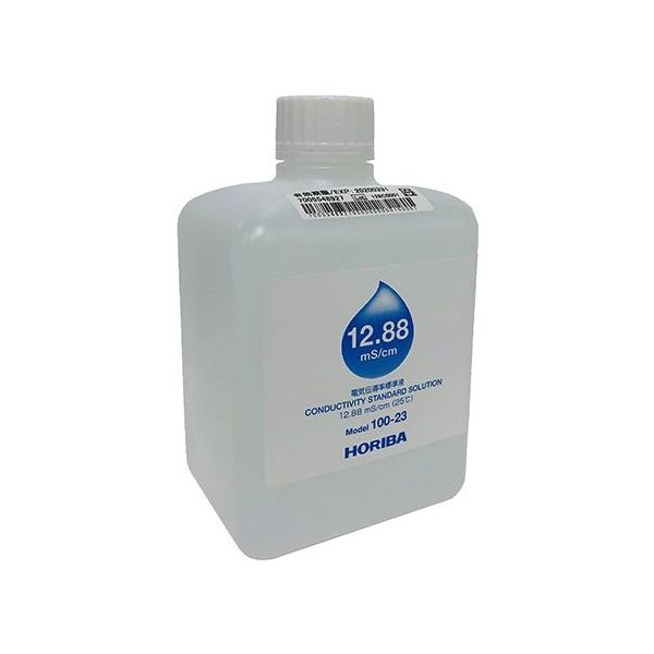 堀場製作所 電気伝導率標準液 12.88mS/cm 500mL 100-23 1本 64-3991-80（直送品）