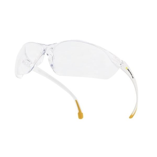 DELTA PLUS MEIA CLEAR 安全メガネ(軽量約22g) DI005 1個 64-4010-50（直送品）