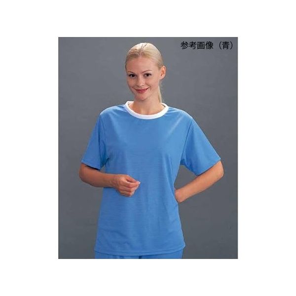 エム・シー・シー インナーウエア半袖 青 3L 2910/B_3L 1着 64-4013-82（直送品）