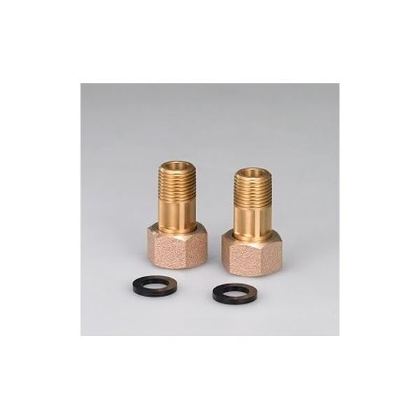 アズビル金門 鋼管用ユニオン(パイプ・ナット・パッキン付)(2個入り1台分) 上水ねじ GPヨウカナグ-ジョウスイ-40A 1個（直送品）