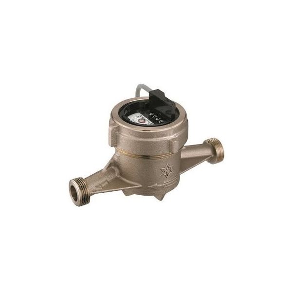 アズビル金門 エコパルス発信式 水道メーター(2線)ガス管用金具付 金門ねじ GKDL-GP-25A 1個 64-4015-41（直送品）