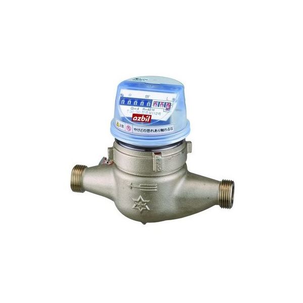 アズビル金門 エコ温水メーター 接線流羽根車式 鋼管用金具付 NKHA-カナグツキ-32A 1個 64-4015-89（直送品）