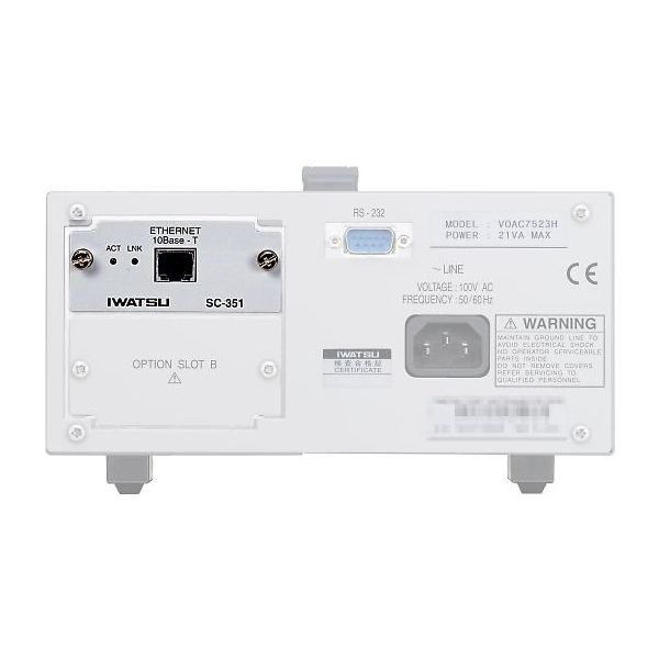 岩崎通信機 VOAC752xH用LANインターフェース SC-351 1式 64-4044-03（直送品）