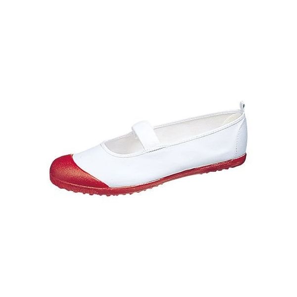 アサヒシューズ ハイスクールフロアVK 赤 24.5cm KD38007 1足 64-4278-38（直送品）