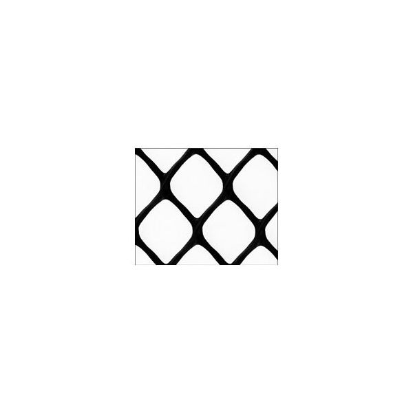 ネトロンシート土木用 高密度ポリエチレン HX25A黒 網目の大きさ19mm×19mm 幅1240mm×長さ1m 64-4312-61 1枚（直送品）