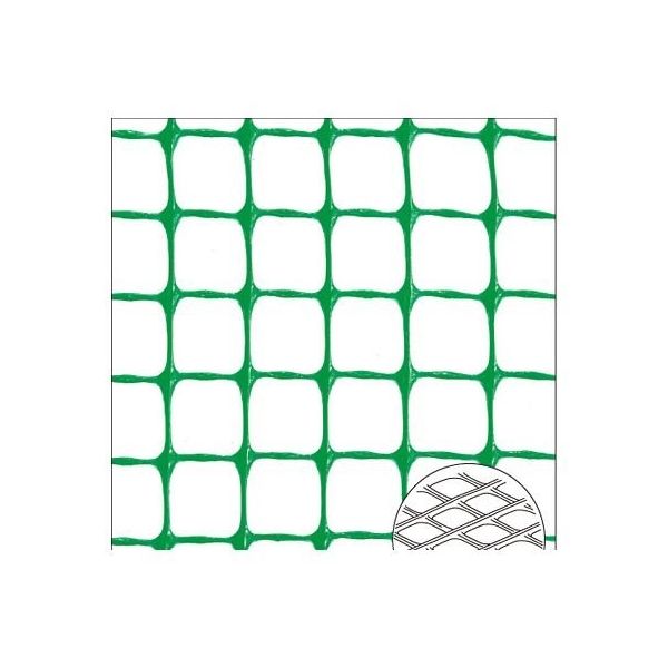 アズワン トリカルネット土木用 低密度ポリエチレン Nー190緑 ピッチ10mm×10mm 幅2m×長さ100m 64-4311-79 1巻（直送品）