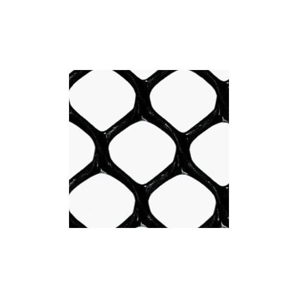 ネトロンシート土木用 高密度ポリエチレン WF2黒 網目の大きさ18mm×18mm 幅1240mm×長さ1m 64-4312-72 1枚（直送品）