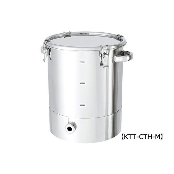 MONOVATE 片テーパー型密閉容器 目盛付 クリップ式 35L KTT-CTH-M-36 1個 64-5067-14（直送品）