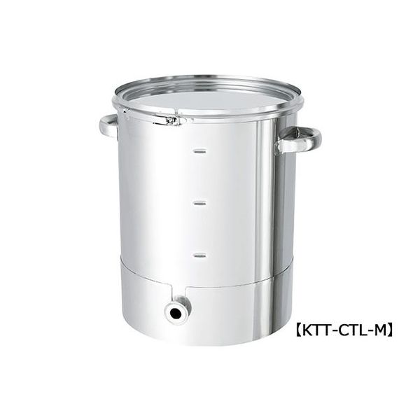 MONOVATE 片テーパー型密閉容器 目盛付 バンド式 150L KTT-CTL-M-565 1個 64-5067-28（直送品）