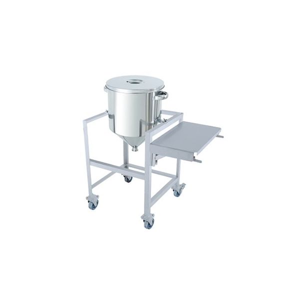 MONOVATE ステンレスホッパー型汎用容器 65L 架台付(作業台付) HT-ST-ASCB-43 1個 64-5068-80（直送品）
