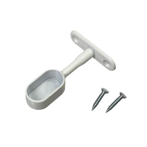 アイワ金属 ブラケットエンド ホワイト AP-1508W 1個 64-5083-98（直送品）