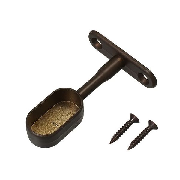 アイワ金属（AIWA METALS） ブラケットエンド ブラウン AP-1508G 1個 64-5083-97（直送品）