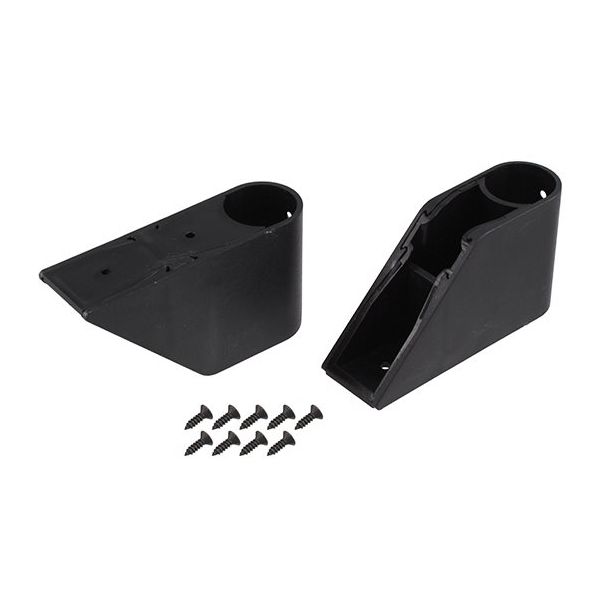 アイワ金属 KINOBO シェルフブラケット ブラック 2個入 AP-3022B 1個(2個) 64-5084-83（直送品）