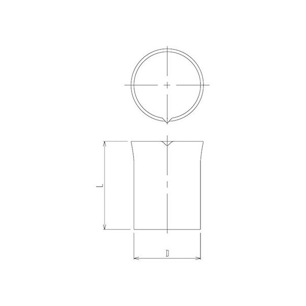 旭製作所 石英ビーカー 200mL 1000-200 1個 64-5086-62（直送品）