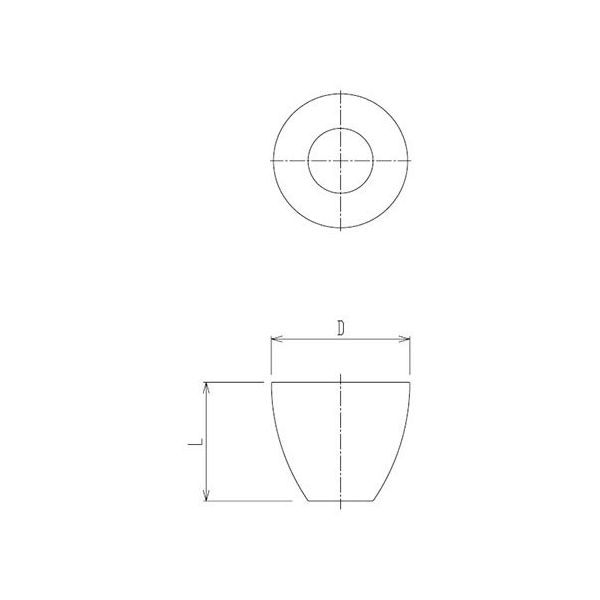 旭製作所 石英ルツボ ローヤルベルリン形 15mL 1020-15 1個 64-5086-75（直送品）
