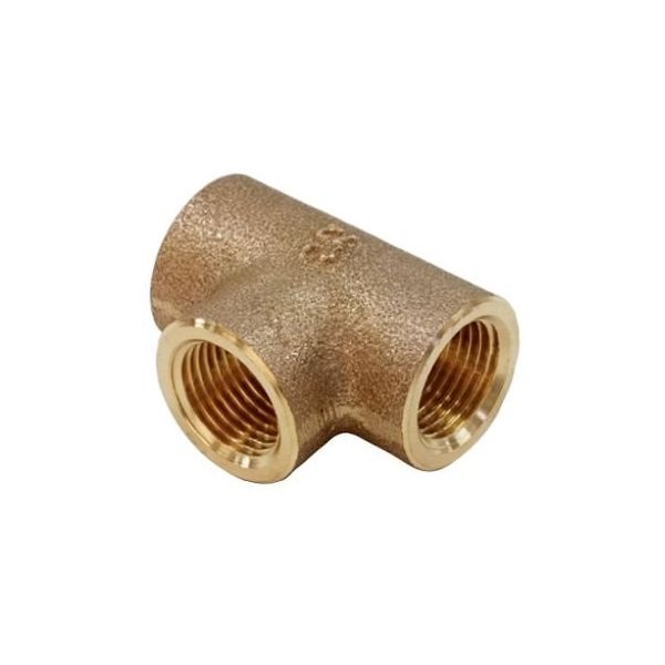 リビラック 砲金チーズ Rc1/2×Rc1/2 BCT13 1個 64-5121-58（直送品）