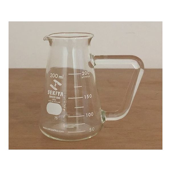 関谷理化 取っ手付きコニカルビーカー 200ml CBK-7 1個 64-5225-43（直送品）