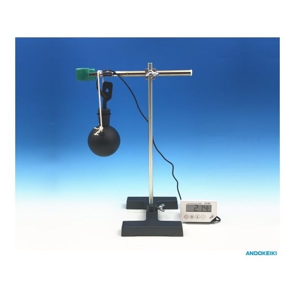 安藤計器製工所 黒球温度計セット Φ75mm 高精度デジタル温度計 CK75-SETII-D 1個 64-5229-97（直送品）