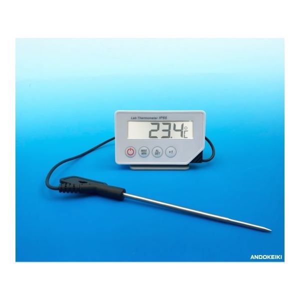 安藤計器製工所 黒球専用高精度デジタル温度計 ー40~+200°C(分解能:0.1°C) CK-T-D 1個 64-5230-01（直送品）