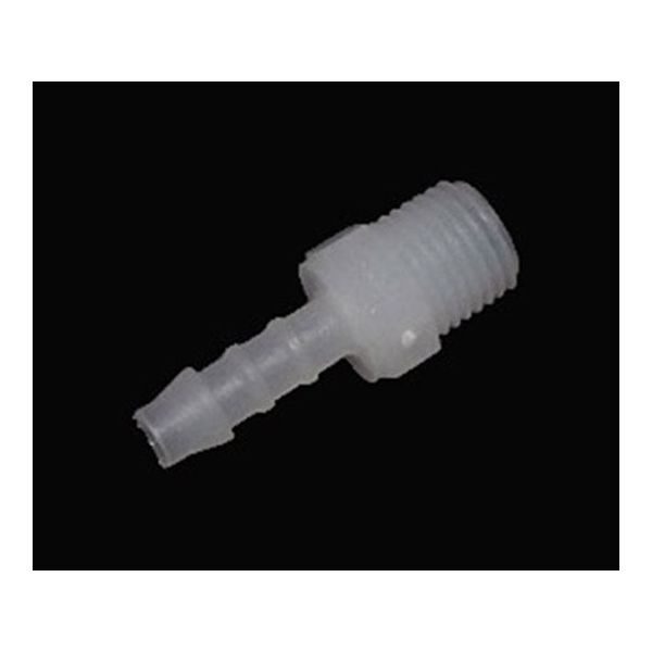 アイシス PVDF R1/4オスネジ付きバーブアダプター 6mm 64-5266-30 1個（直送品）