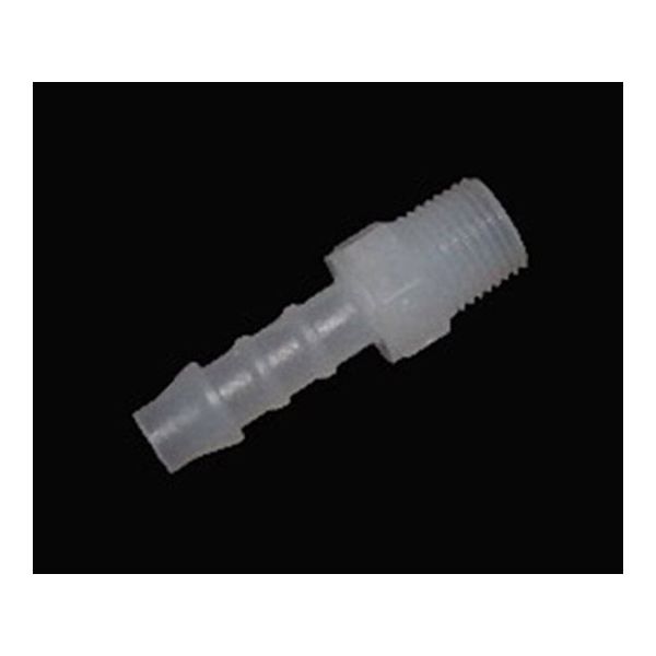 アイシス PVDF R1/8オスネジ付きバーブアダプター 6mm 64-5266-26 1個（直送品）