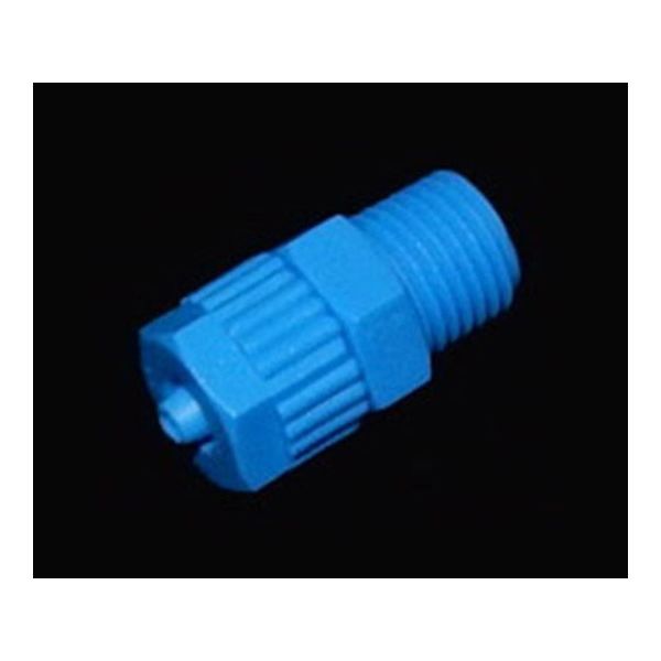 アイシス PP R1/4オスネジ付きチューブロックアダプター 4×6mm 64-5266-74 1袋(10個)（直送品）