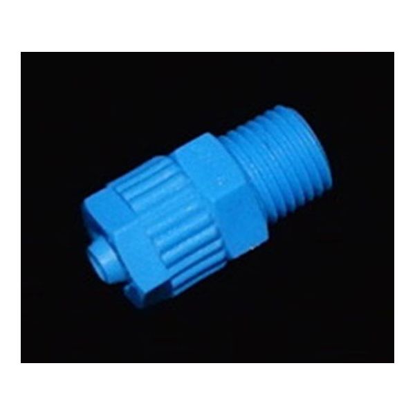 アイシス PP R1/4オスネジ付きチューブロックアダプター 6×8mm 64-5266-75 1袋(10個)（直送品）