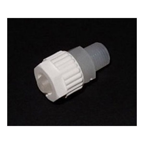 アイシス PVDF R1/8オスネジ付きチューブロックアダプター 6×8mm 64-5267-01 1個（直送品）