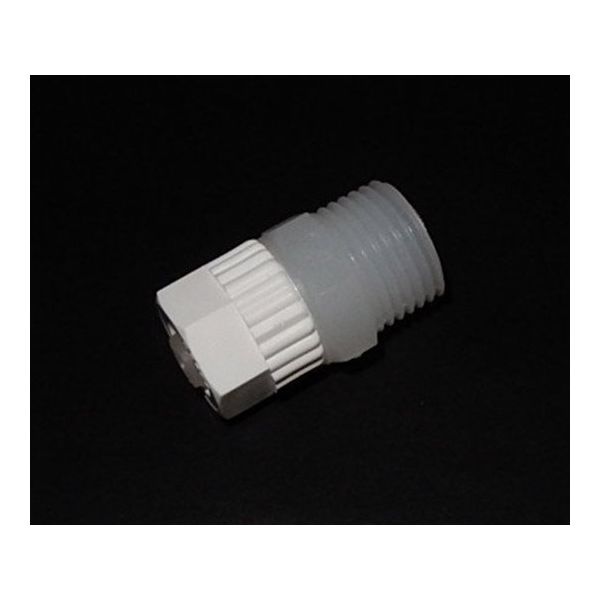 アイシス PVDF R1/2オスネジ付きチューブロックアダプター 10×12mm 64-5267-13 1個（直送品）
