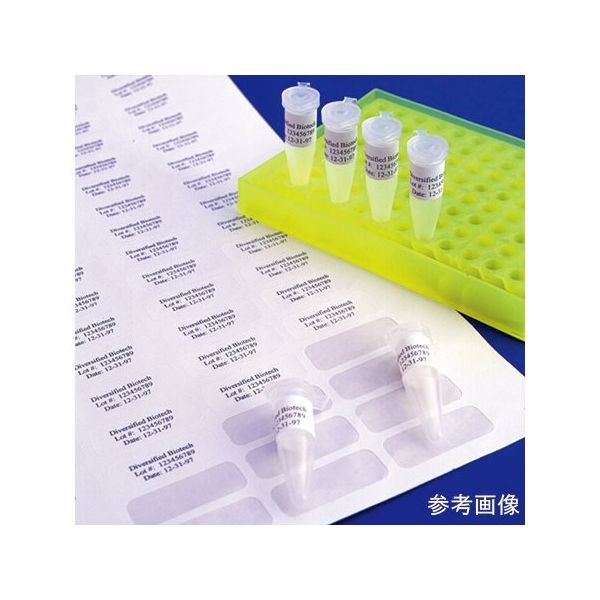 Diversified Biotech 1.5mLチューブ用 タフタッグ シートタイプ ブルー TTLW-2016-B 1個(2125枚)（直送品）