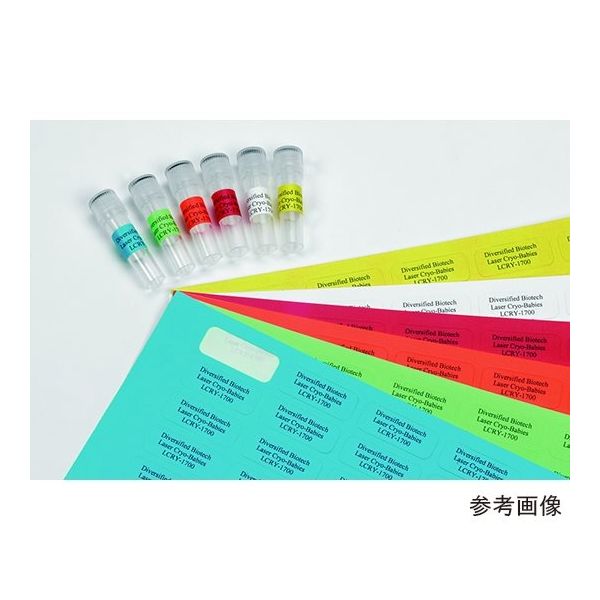 Diversified Biotech スライドガラス用 クライオタッグ シートタイプ ホワイト LCRY-1400 1個(1600枚)（直送品）