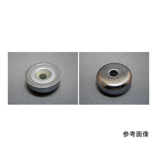 二六製作所 ネオジムキャップ Φ20×7ーM4皿穴 8個入 CNE03 1個(8個) 64-5398-69（直送品）