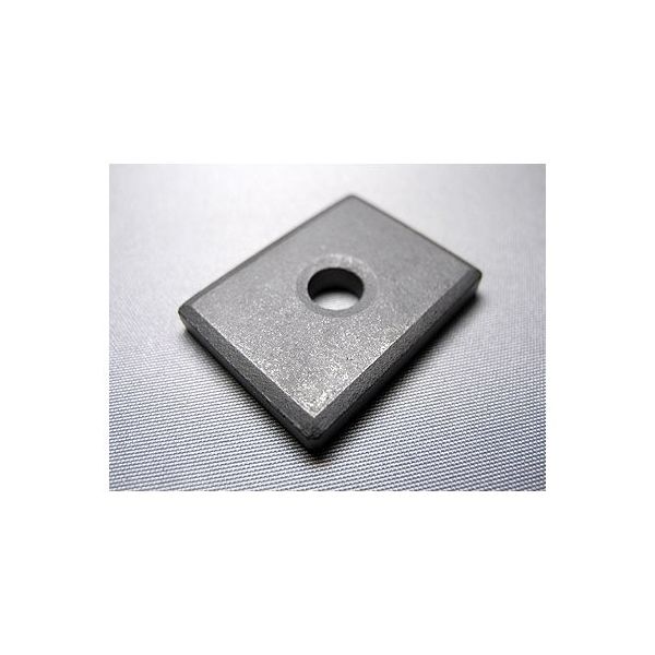 二六製作所 フェライト 25×19×3.8ーΦ5.5穴(等方性)10個入 FK126 1個(10個) 64-5399-22（直送品）