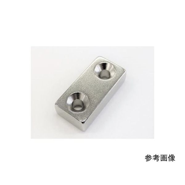 二六製作所 ネオジム 25×12×6ー2×M3皿穴(N40)5個入 NK215 1個(5個) 64-5403-03（直送品）