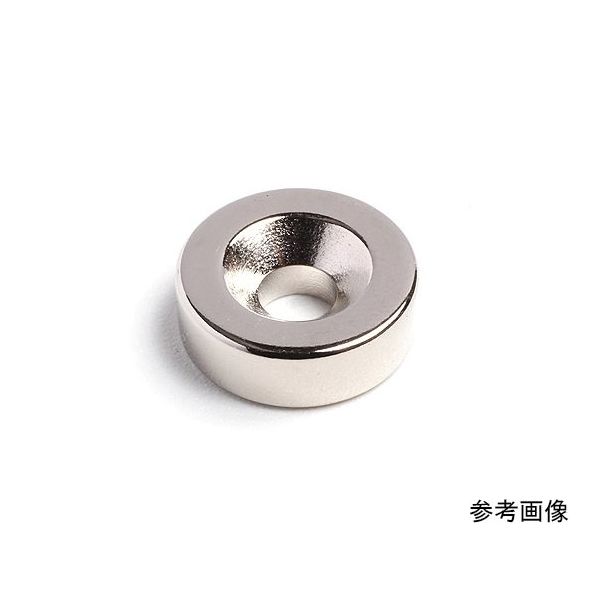 二六製作所 ネオジム Φ25×10ーM6皿穴(N40) 皿ボルト付 2個入 NE673 1個(2個) 64-5404-29（直送品）