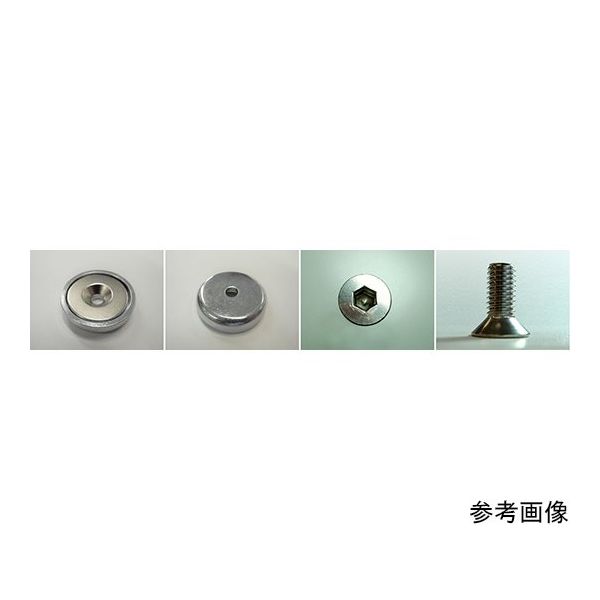 二六製作所 ネオジムキャップ Φ29×6.6ーM5皿穴 皿ボルト付 5個入 CNE08 1個(5個) 64-5404-40（直送品）