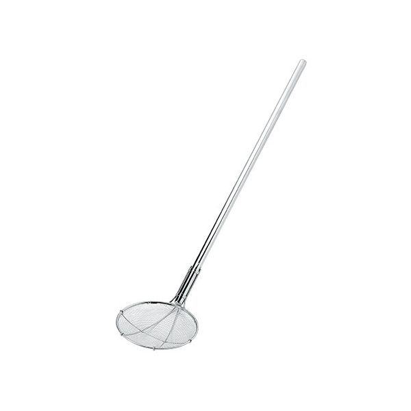 ホクリク総業 18ー8 パイプ柄すくい網 丸型 24cm 細目 64-5405-91 1個（直送品）