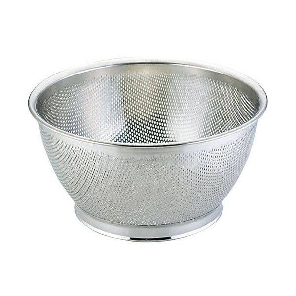 アズワン 18ー8 パンチング深型ざる 35cm 64-5406-50 1個（直送品）