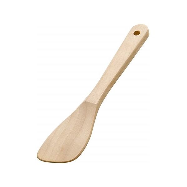 アズワン 木製調理ヘラ小 厚口 斜め 260mm 64-7528-16 1個（直送品）