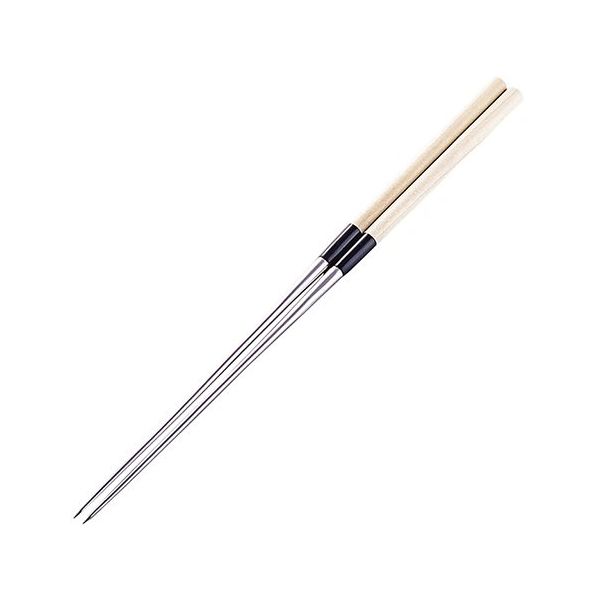 アズワン 白木柄盛箸(水牛桂柄付) 27cm 64-7531-53 1個（直送品）