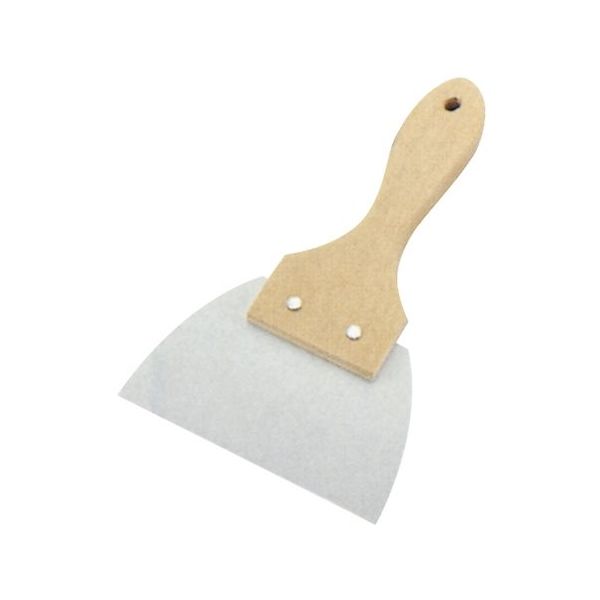 アズワン HG木柄シリコン三角ゴムヘラ 大 1個 64-7532-37（直送品）