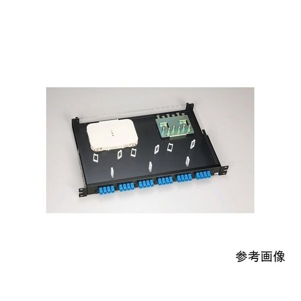 TERADA 19インチタイプ 光成端箱 FPD 1U 6DLCアダプタ付 FPD11212 1式 64-8304-63（直送品） 26,648円