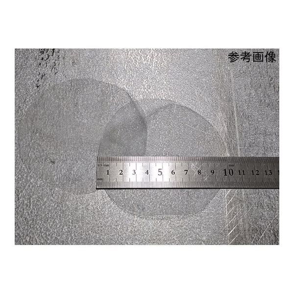丸型フッ素樹脂メッシュ(PFA) Φ100mm 25メッシュ 線径250μ目開き766μ 10枚入 64-8788-04 1式(10枚)（直送品）