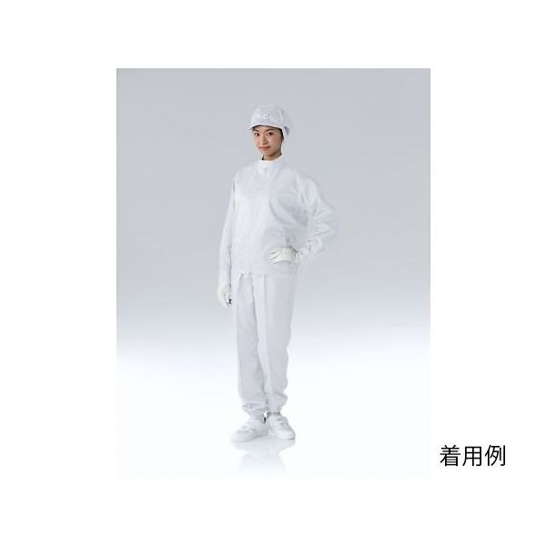 東洋リントフリー 無塵上着 白 5L FD201C-01 1枚 64-8901-59（直送品）