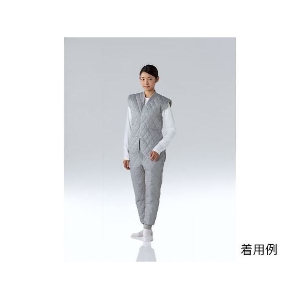 東洋リントフリー 防寒インナー(半袖) グレー M FD208C-05 1枚 64-8901-61（直送品）