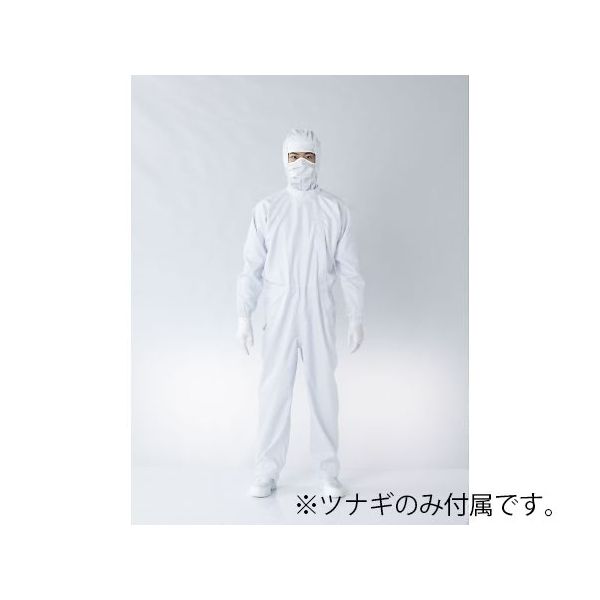 東洋リントフリー ESD対策ツナギ服 白 M FS1207-01 1着 64-8903-70（直送品）